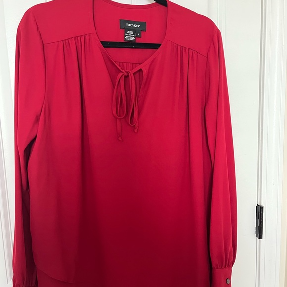 Karen Kane Red Women's Top - Picture 2 of 4
